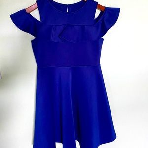 Girls’ Rare Editions Cold Shoulder Dress